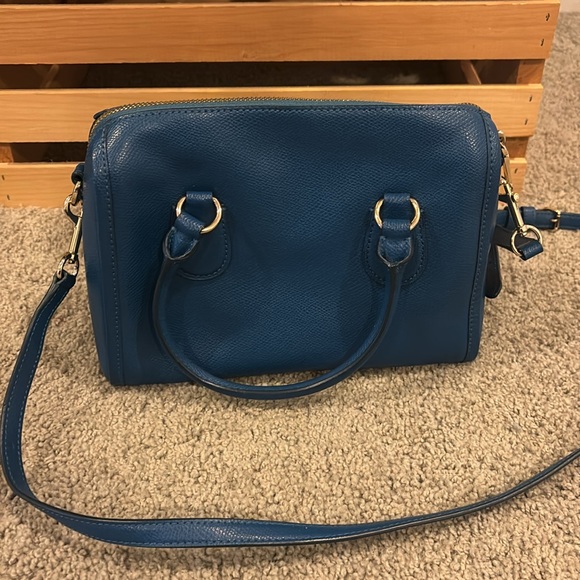 Coach mini blue green crossbody bag - Picture 4 of 5